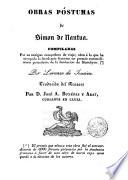 Obras póstumas de Simon de Nantua