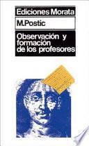 Observación y formación de los profesores