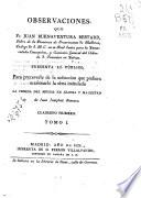 Observaciones que Fr. Juan Buenaventura Bestard, Padre de la Provincia de Franciscanos de Mallorca ... presenta al público para precaverle de la seducción que pudiera ocasionarle la obra intitulada La venida del Mesias en gloria y magestad, de Juan Josaphat Benezra ...