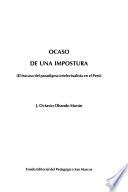 Ocaso de una impostura