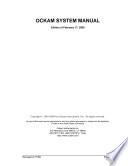 Ockam Instruments System Manual