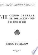 Octavo censo general de poblacion, 8 de junio de 1960