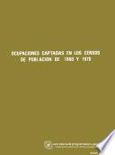 Ocupaciones captadas en los censos de población de 1960 y 1970