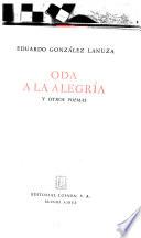 Oda a la alegría y otros poemas