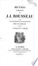 Oeuvres complètes de J. J. Rousseau