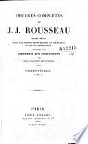 Oeuvres complètes de J. J. Rousseau