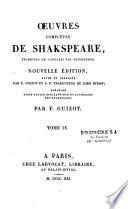 Oeuvres complètes de Shakespeare