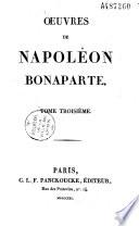 Oeuvres de Napoléon Bonaparte