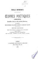 Oeuvres poétiques complètes