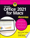 Office 2021 for Macs For Dummies