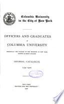 Officers and Graduates of Columbia University