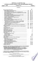 Official Gazette of the United States Patent and Trademark Office