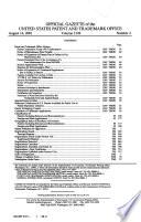 Official Gazette of the United States Patent and Trademark Office