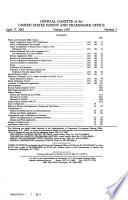 Official Gazette of the United States Patent and Trademark Office