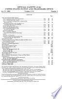 Official Gazette of the United States Patent and Trademark Office