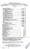 Official Gazette of the United States Patent and Trademark Office