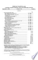 Official Gazette of the United States Patent and Trademark Office