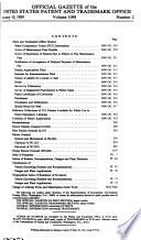 Official Gazette of the United States Patent and Trademark Office