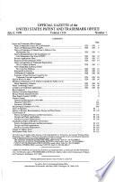 Official Gazette of the United States Patent and Trademark Office