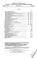 Official Gazette of the United States Patent and Trademark Office