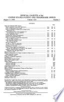 Official Gazette of the United States Patent and Trademark Office