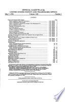 Official Gazette of the United States Patent and Trademark Office