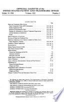 Official Gazette of the United States Patent and Trademark Office