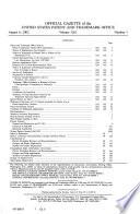 Official Gazette of the United States Patent and Trademark Office