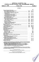 Official Gazette of the United States Patent and Trademark Office