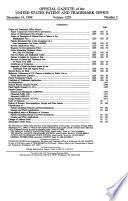 Official Gazette of the United States Patent and Trademark Office