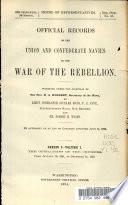 Official Records of the Union and Confederate Navies in the War of the Rebellion