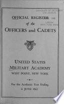 Official Register of the Officers and Cadets of the U.S. Military Academy