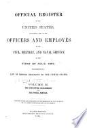 Official Register of the United States