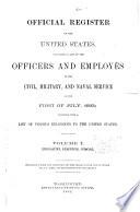 Official Register of the United States
