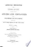 Official Register of the United States