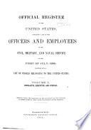 Official Register of the United States