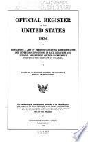 Official Register of the United States