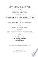 Official Register of the United States
