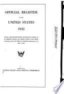 Official Register of the United States ...