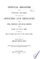Official Register of the United States
