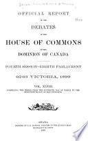 Official Report of the Debates of the House of Commons