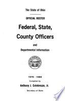 Official Roster, Federal, State, County Officers and Departmental Information