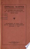 Official Roster of Officers and Employees in the Civil Service of Porto Rico ...