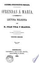 Ofrendas a Maria