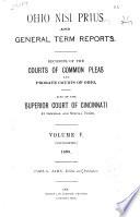 Ohio Nisi Prius and General Term Reports