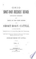 Ohio Short-horn Breeders' Record