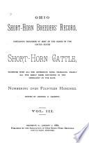 Ohio Short-Horn Breeders' Record