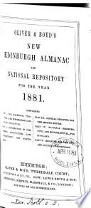 Oliver & Boyd's new Edinburgh almanac and national repository. [With] Western suppl