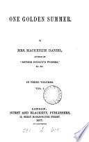 One golden summer, 3 vols