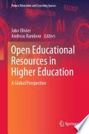 Open Educational Resources in Higher Education